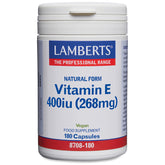 Natural Vitamin E 400iu, 180 Capsules