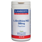 L-Ornithine 500mg, 60 Capsules