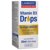 Vitamin D3 Drops, 20ml Liquid