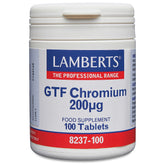 GTF Chromium 200mcg, 100 Tablets