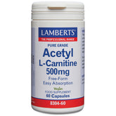 Acetyl L Carnitine 500mg, 60 Capsules