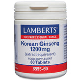 Korean Ginseng 1200mg, 60 Tablets