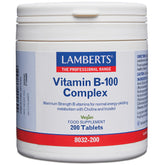 Vitamin B-100 Complex, 200 Tablets