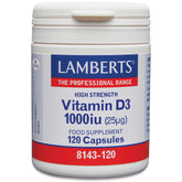 Vitamin D3 1000iu (25ug), 120 Capsules