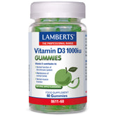 Vitamin D3 Gummies 1000iu, 60 Gummies