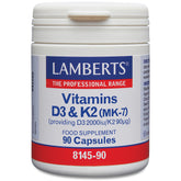 Vitamin D3 2000iu and K2, 90 Capsules