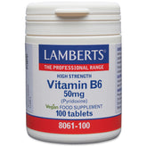 Vitamin B6 50mg, 100 Tablets