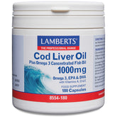 Cod Liver Oil 1000mg, 60 Capsules
