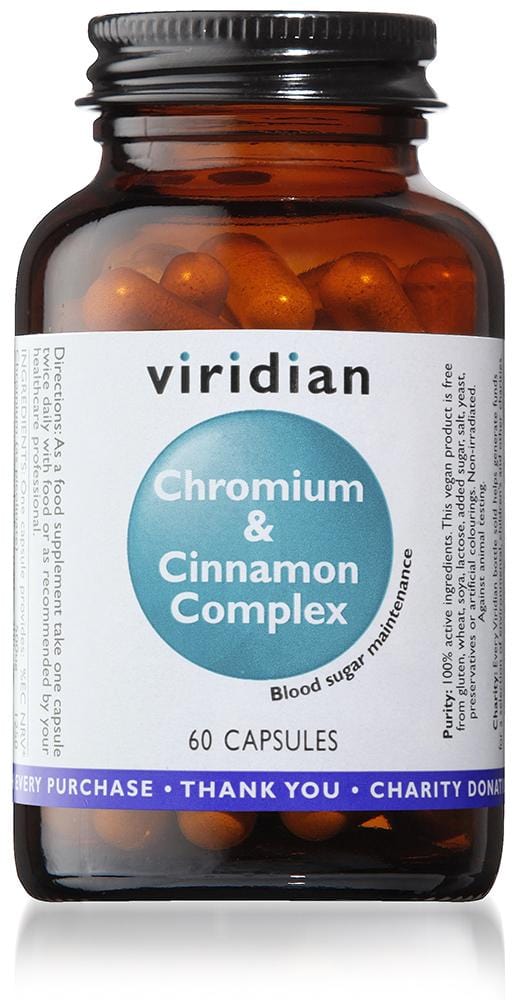 Chromium & Cinnamon Complex,  60 Capsules