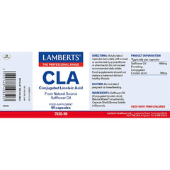 CLA 1000mg, 90 Capsules