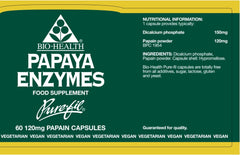 Papaya Enzymes 120mg