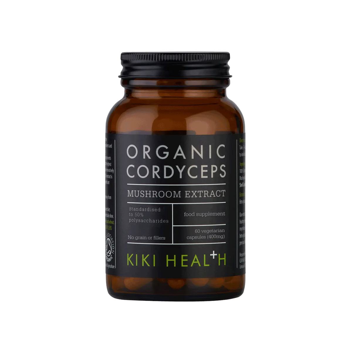 Organic Cordyceps Mushroom Extract - 60 Vegicaps