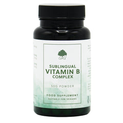 Bottle of Sublingual Vitamin B-Complex 50g Powder