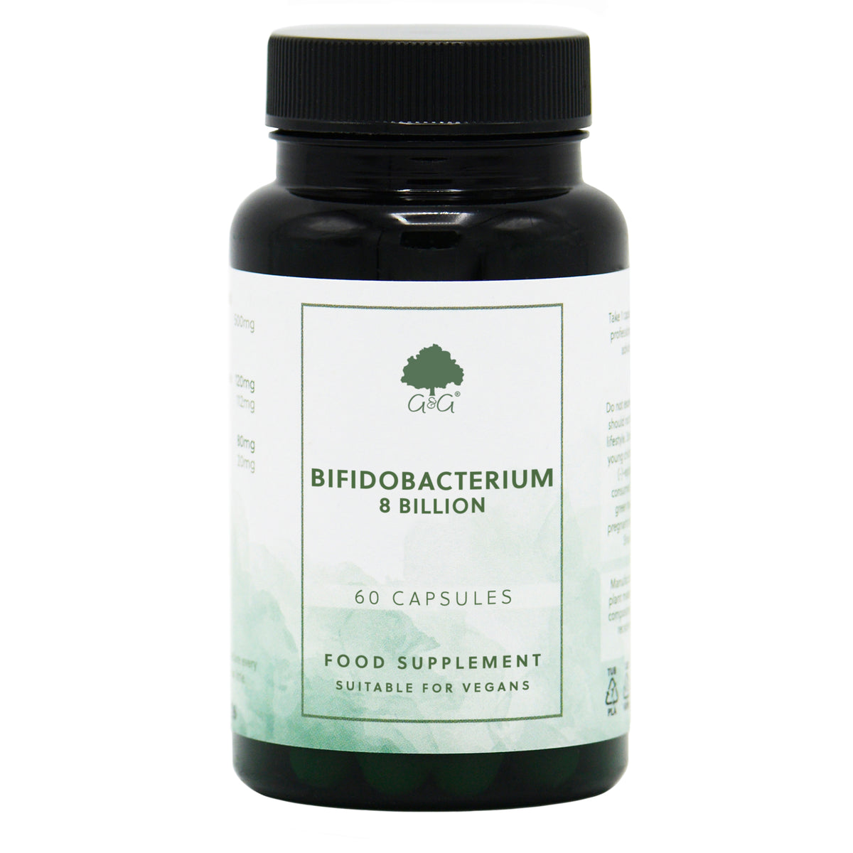 Bottle of Bifidobacterium (8 Billion) 60 Capsules