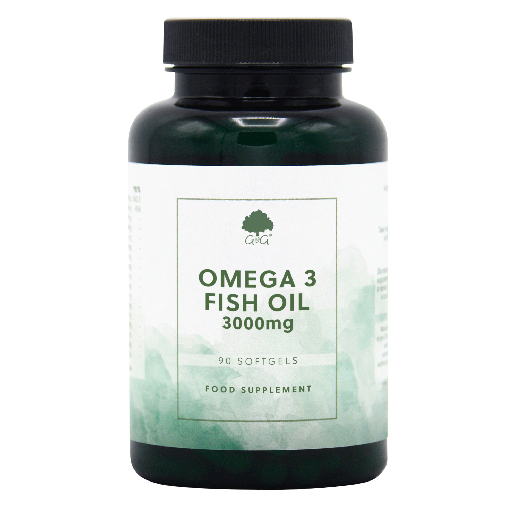 Bottle of Omega 3 Fish Oil 90 So gels