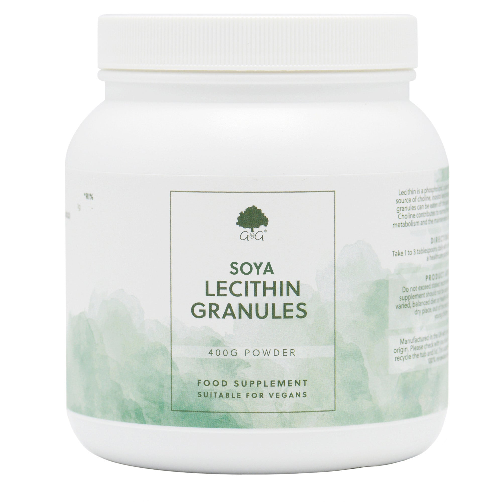 Bottle of Soya Lecithin Pure Granules 400g Granules
