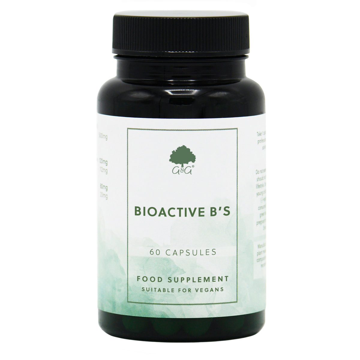 Bottle of BioActive B’s 60 Capsules