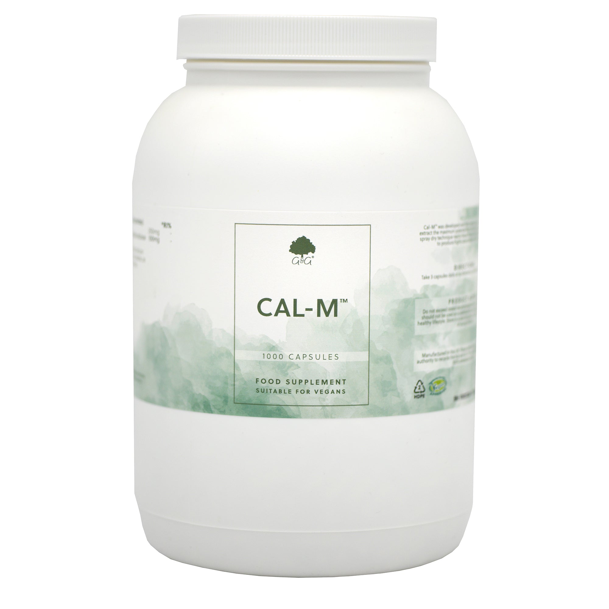 Bottle of Cal-M 250mg 1000 Capsules