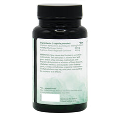 Ingredients label for Vitamin B3 Niacin 100mg 120 Capsules