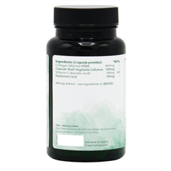 Ingredients label for Beauty Collagen 60 Capsules