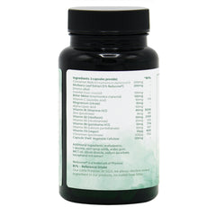 Ingredients label for Gluco-Control 60 Capsules