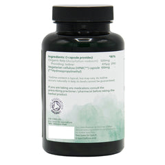 Ingredients label for Organic Kelp (Ascophyllum Nodosum) 500mg 120 Capsules