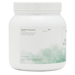 Ingredients label for Calcium Gluconate 350g Powder