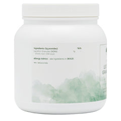 Ingredients label for Soya Lecithin Pure Granules 400g Granules