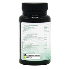 Ingredients label for Super Antioxidant Plus 60 Capsules