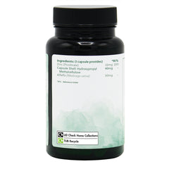 Ingredients label for Zinc Picolinate 22mg 120 Capsules