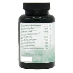 Ingredients label for Mineral Multi 120 Capsules