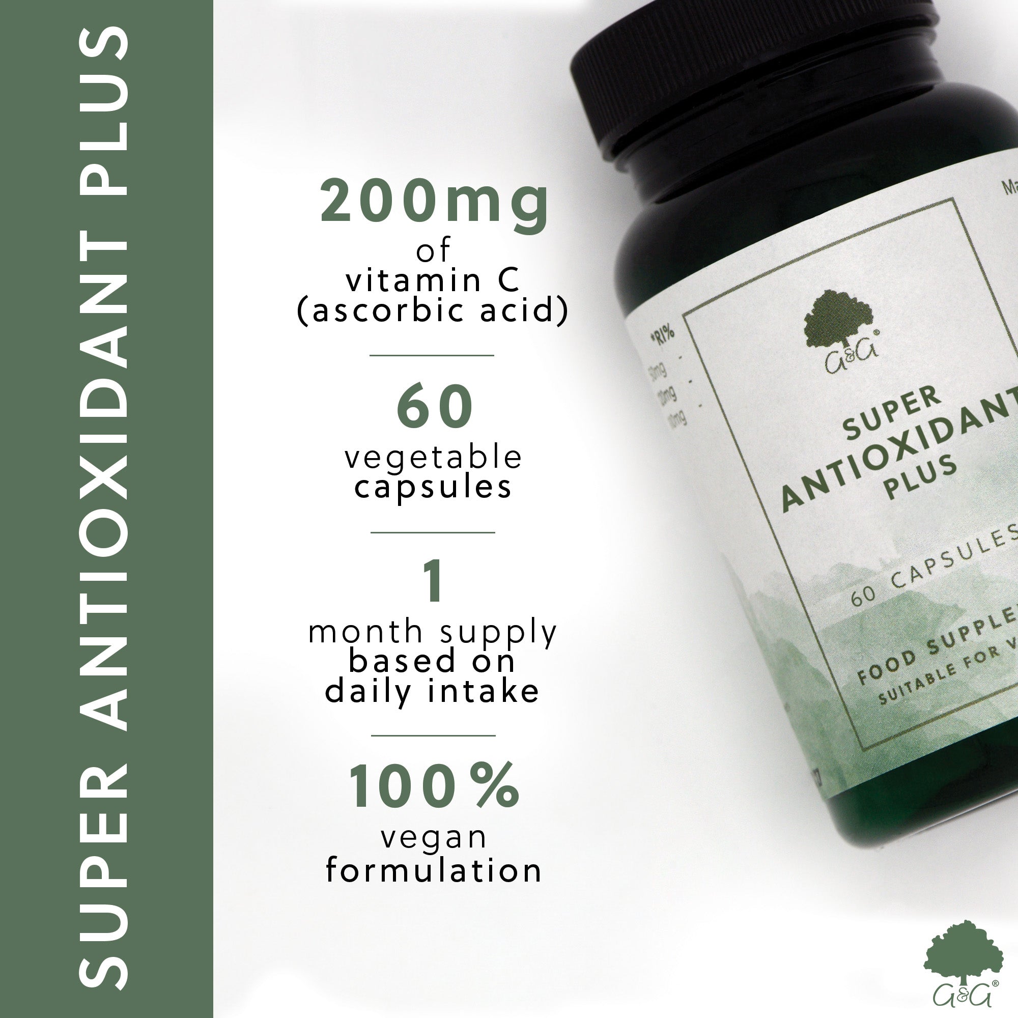 USPs for Super Antioxidant Plus 60 Capsules