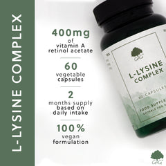 USPs for L-Lysine Complex 60 Capsules