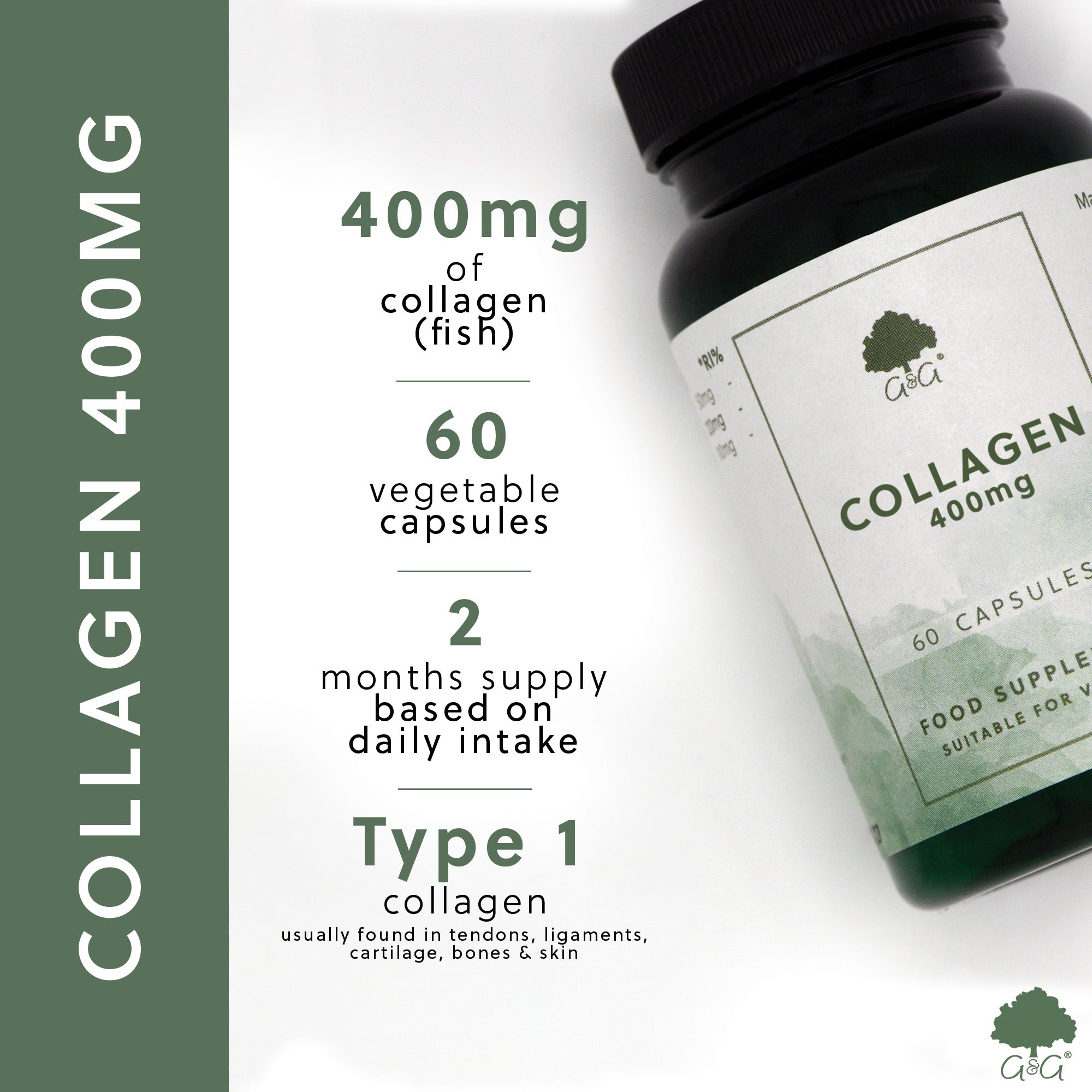 USPs for Collagen 400mg 60 Capsules