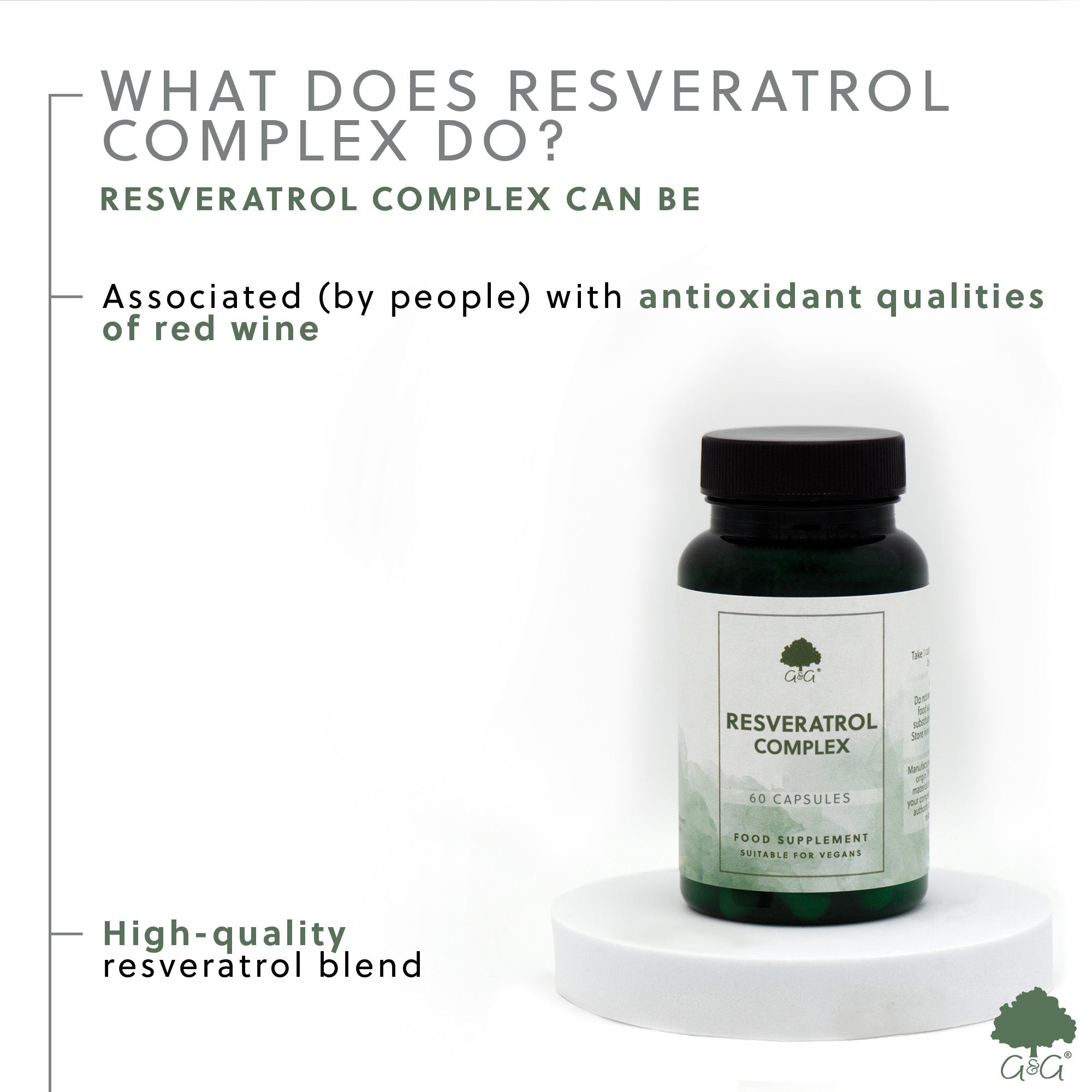 Resveratrol Complex 60 Capsules