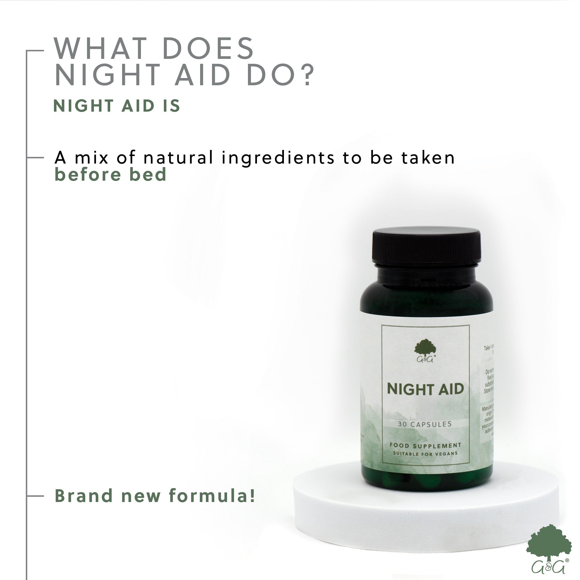 Night Aid (New Formula) 30 Capsules