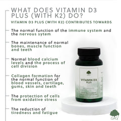 Vitamin D3 Plus 4000iu (with Calcium & Vitamin K2) 60 Capsules