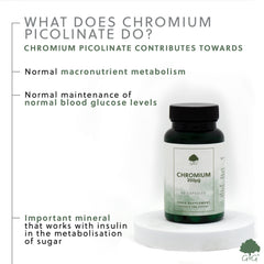 Chromium (Picolinate) 200µg 60 Capsules