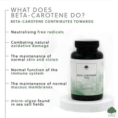 Natural Beta-Carotene 15mg 120 Capsules