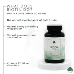 Biotin 500µg 120 Capsules