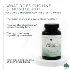 Choline 250mg & Inositol 250mg 120 Capsules