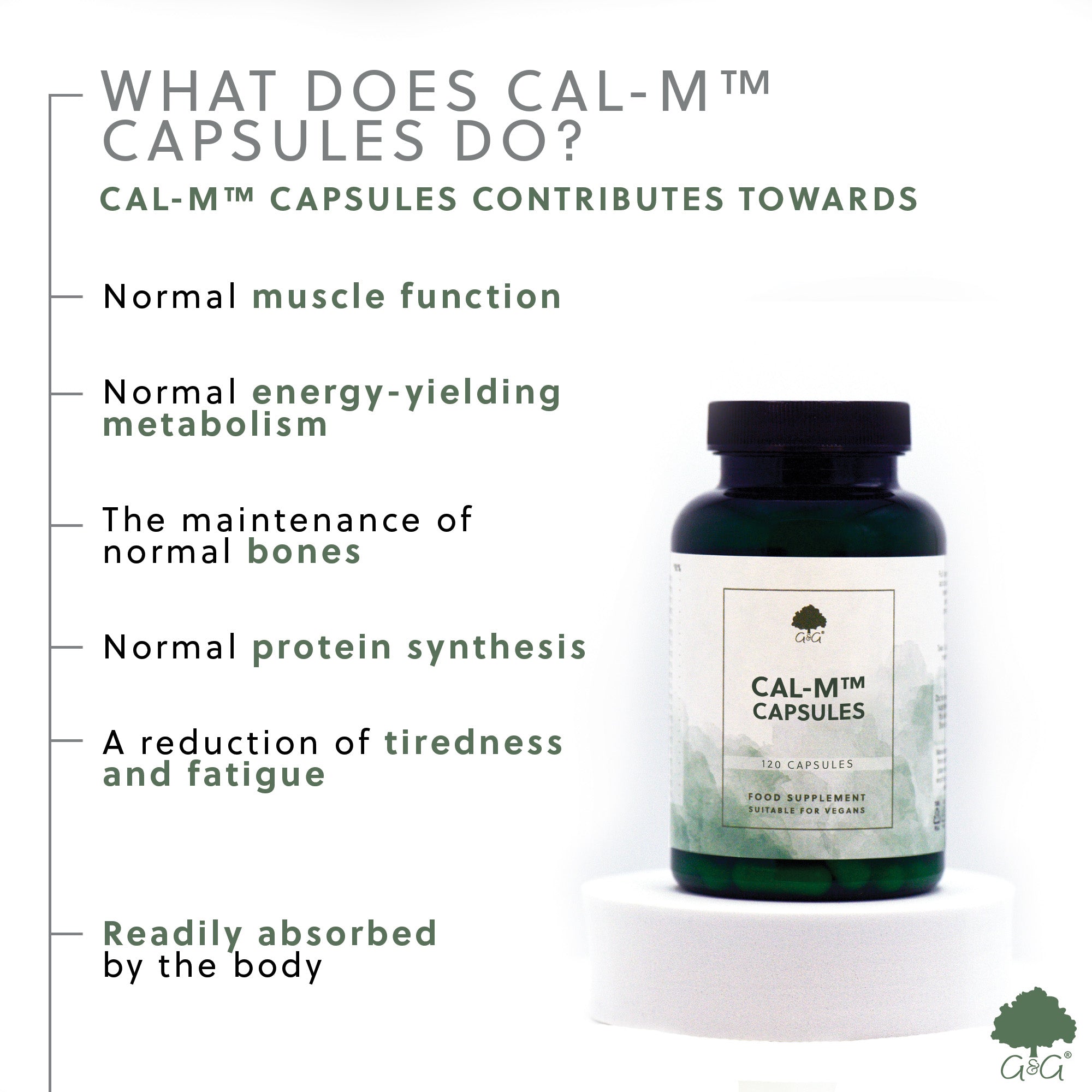 Cal-M 250mg Capsules 120 Capsules
