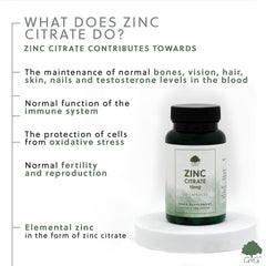 Zinc Citrate 15mg 120 Capsules