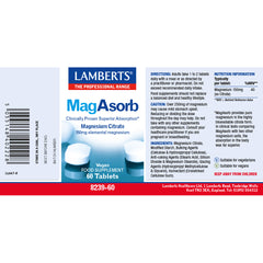 MagAsorb 150mg, 60 Tablets
