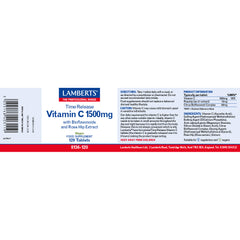 Vitamin C Time Release 1500mg, 120 Tablets