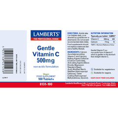 Gentle Vitamin C 500mg, 100 Tablets