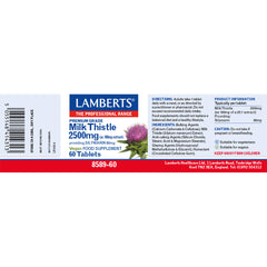 Milk Thistle 2500mg, 60 Tablets