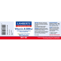 Vitamin A 5000iu, 120 Capsules