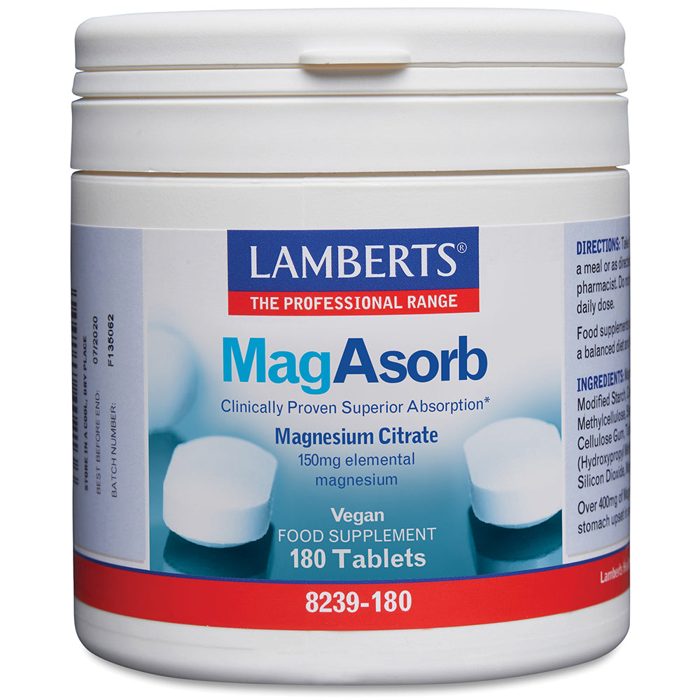 MagAsorb, 180 Tablets