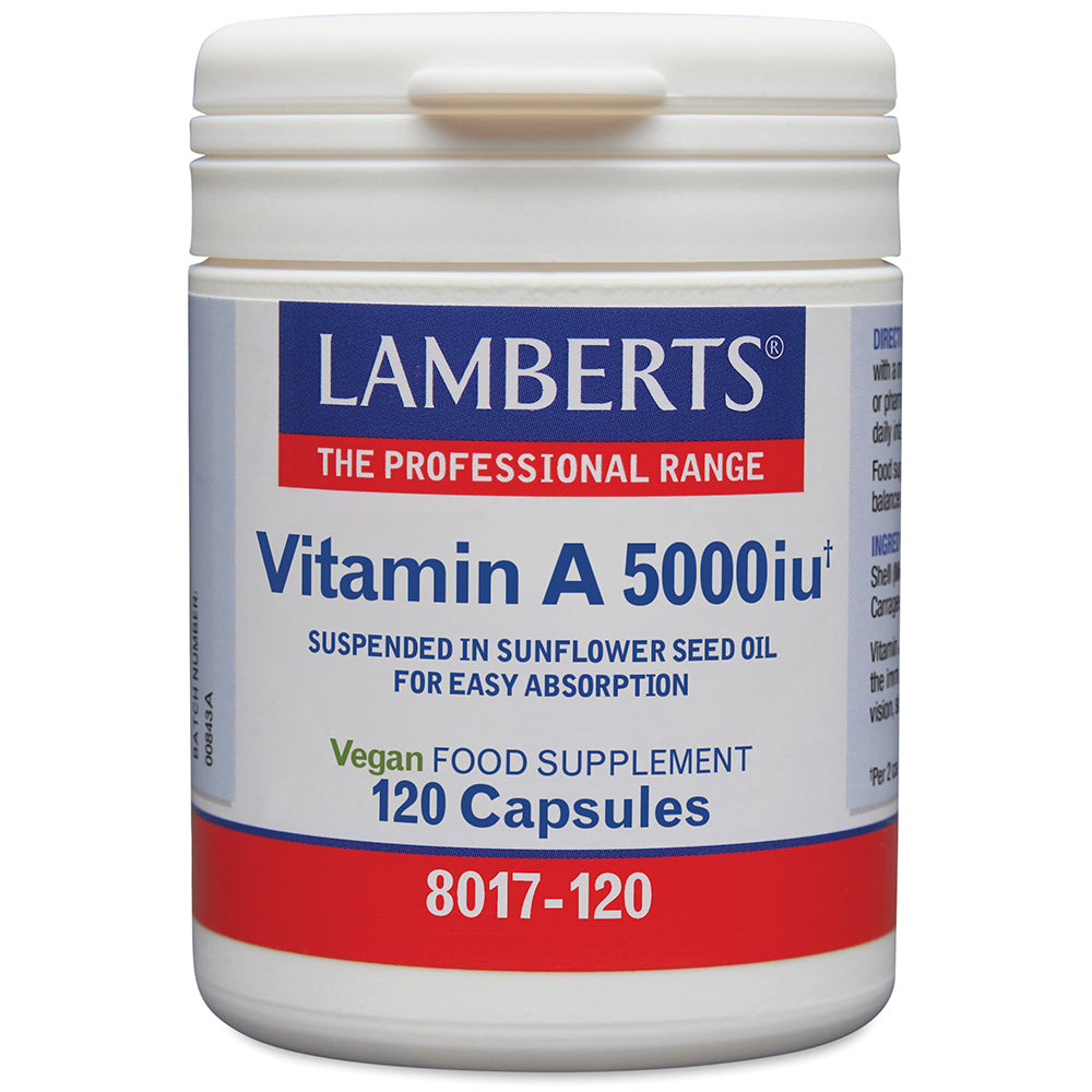 Vitamin A 5000iu, 120 Capsules